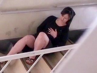Sex-crazed MILF gets horny fingering her pussy in public outdoor masturbation, reaches Tokyo orgasmic ecstasy